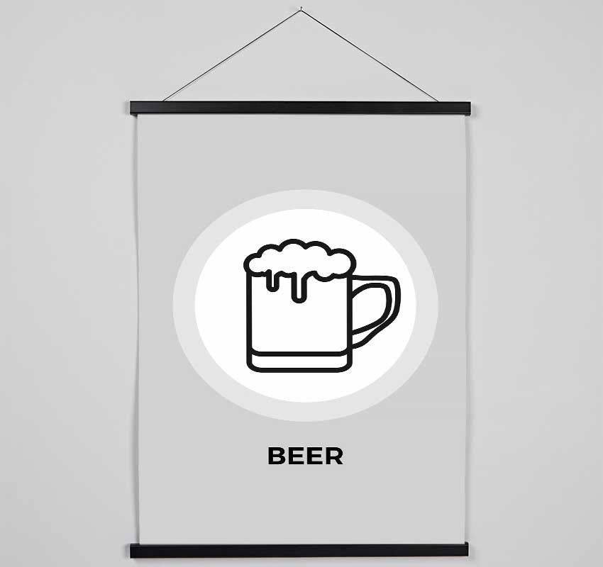 Beer Time 5 Hanging Poster - Wallart-Direct UK