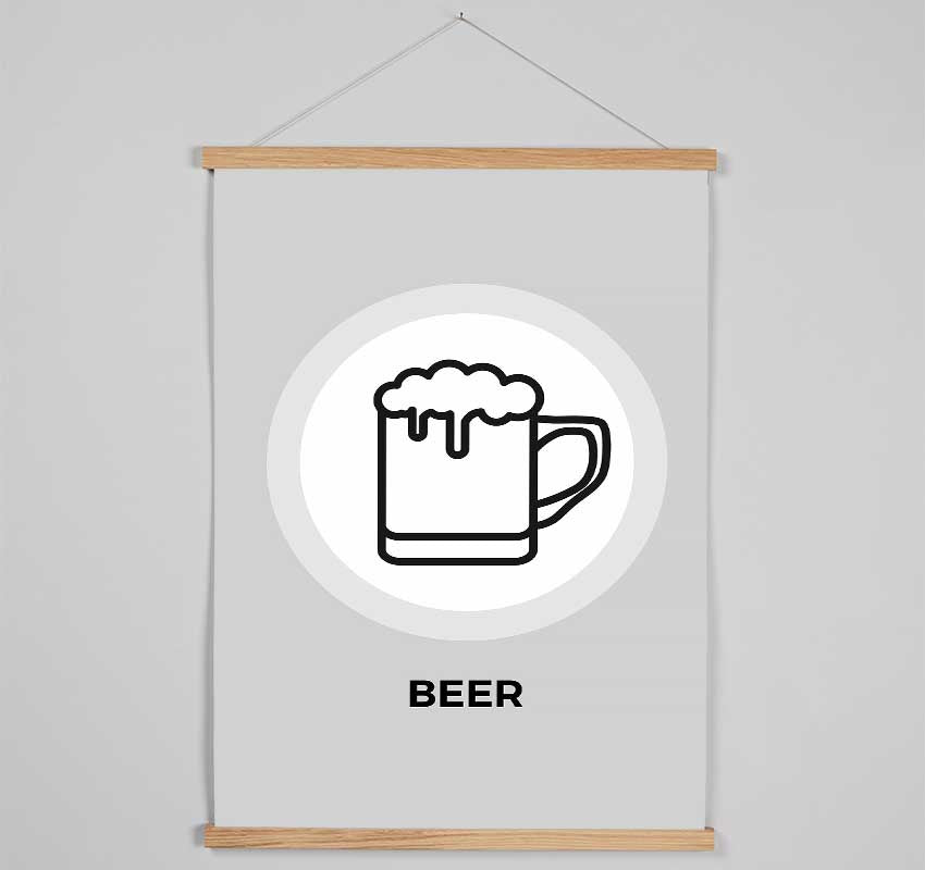 Beer Time 5 Hanging Poster - Wallart-Direct UK