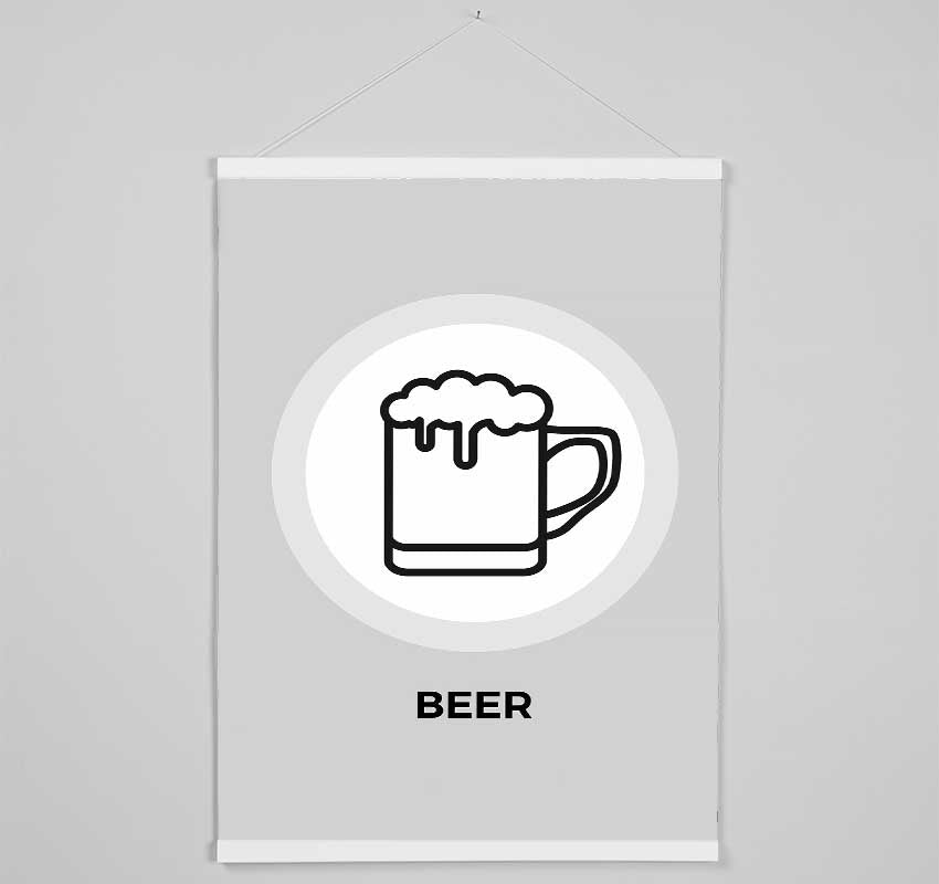 Beer Time 5 Hanging Poster - Wallart-Direct UK