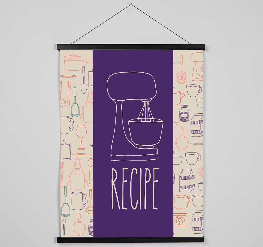 Recipe Hanging Poster - Wallart-Direct UK