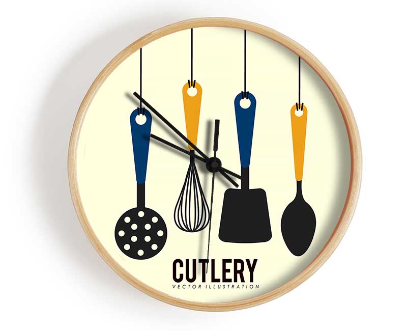 Utensils 15 Clock - Wallart-Direct UK