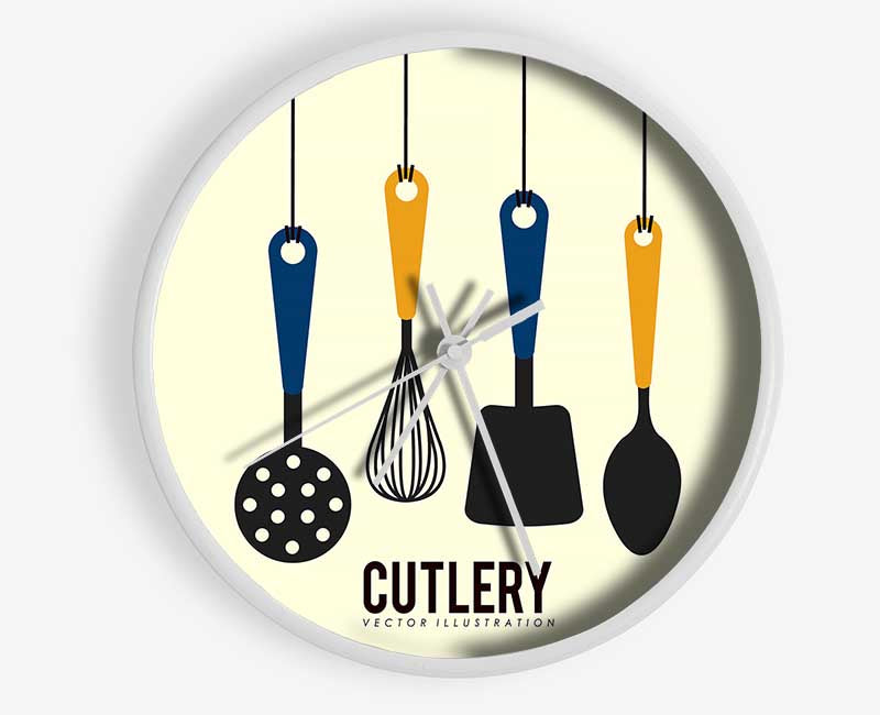 Utensils 15 Clock - Wallart-Direct UK