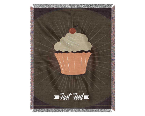 Cupcake 4 Woven Blanket