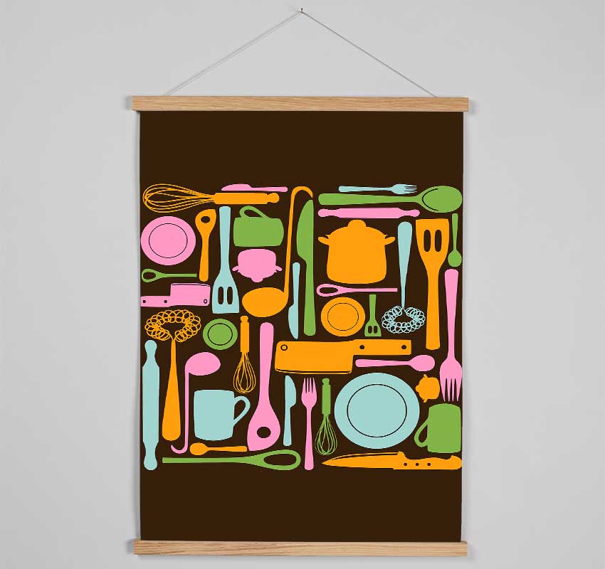 I Love Cooking 3 Hanging Poster - Wallart-Direct UK