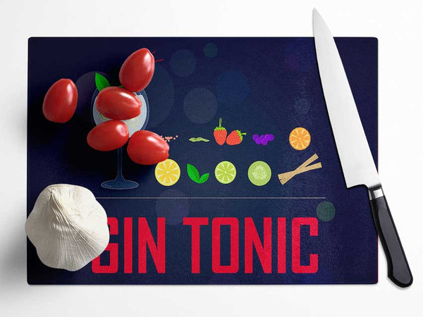 Gin And Tonic Glass Chopping Board