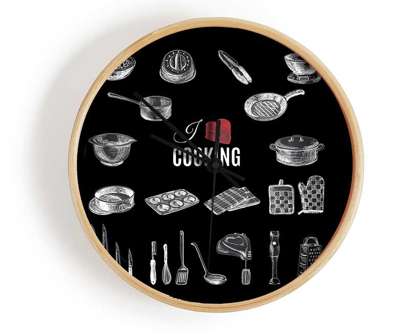 I Love Cooking 2 Clock - Wallart-Direct UK