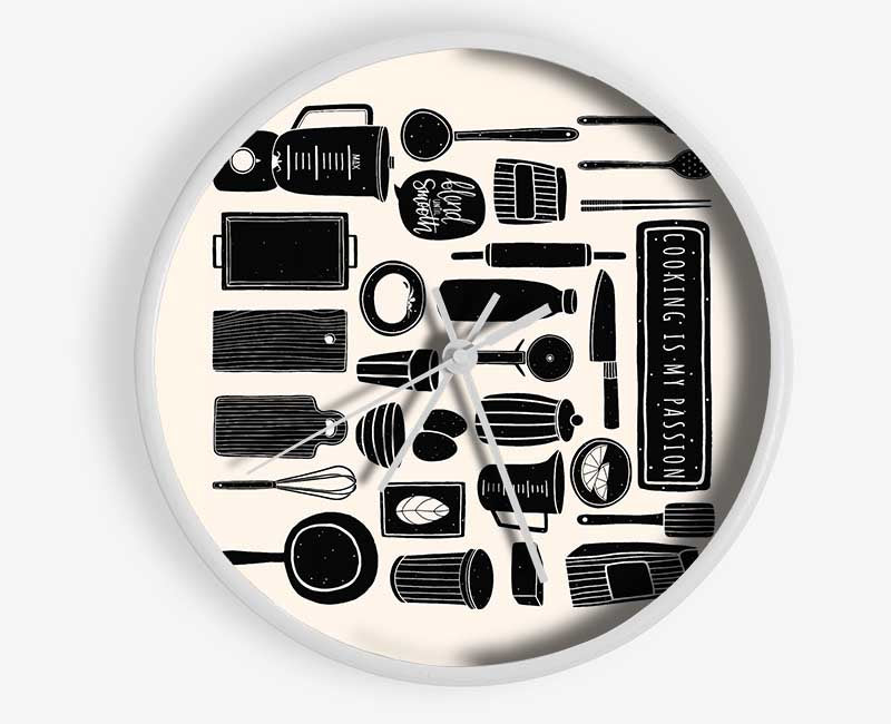 Cooking Is My Passion Clock - Wallart-Direct UK