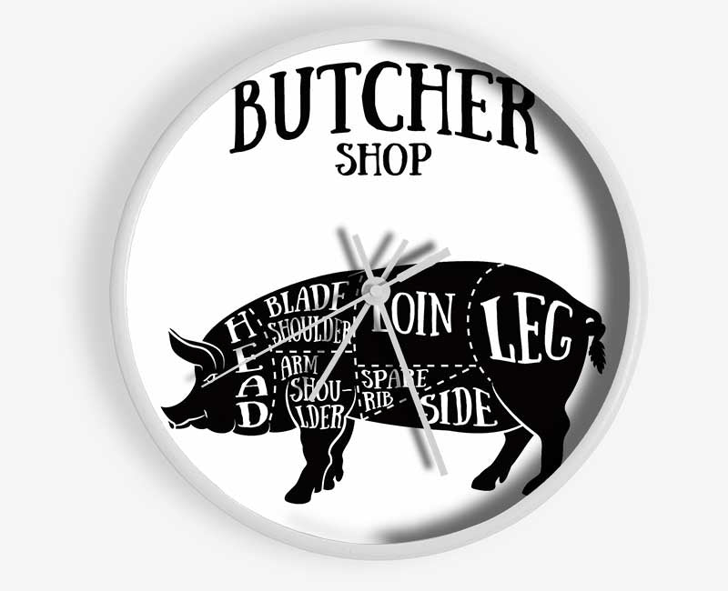 Butchers Selection 12 Clock - Wallart-Direct UK