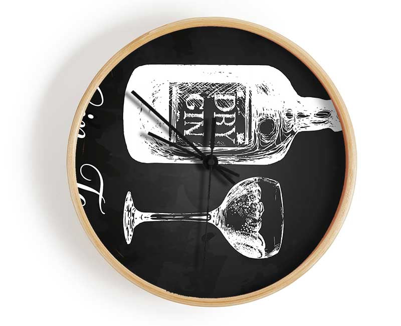 Gin And Tonic Over Ice 3 Clock - Wallart-Direct UK