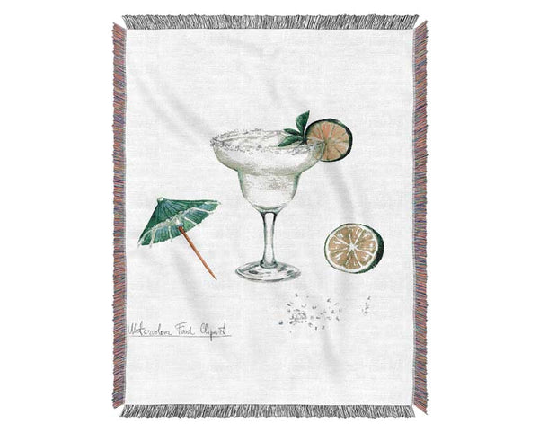 Mojito Cocktail 1 Woven Blanket