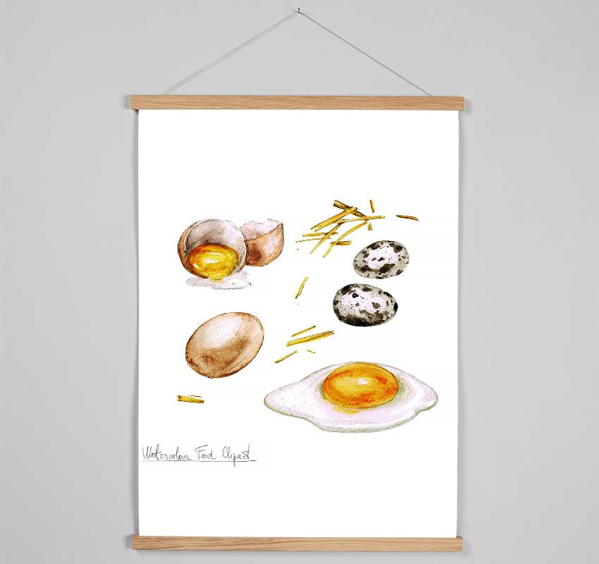 Eggs Hanging Poster - Wallart-Direct UK