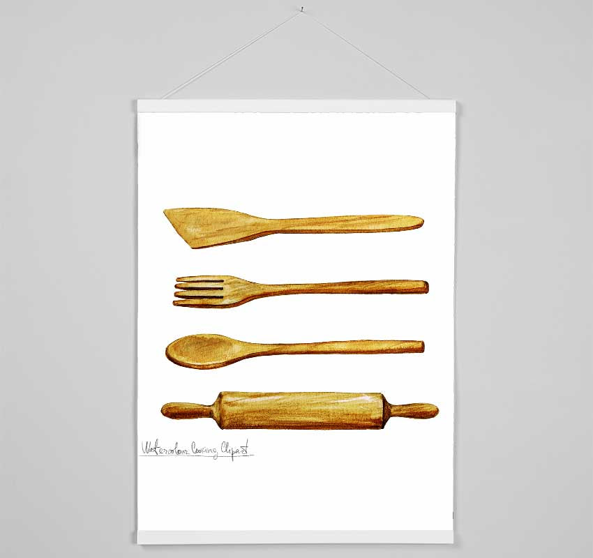 Utensils 13 Hanging Poster - Wallart-Direct UK