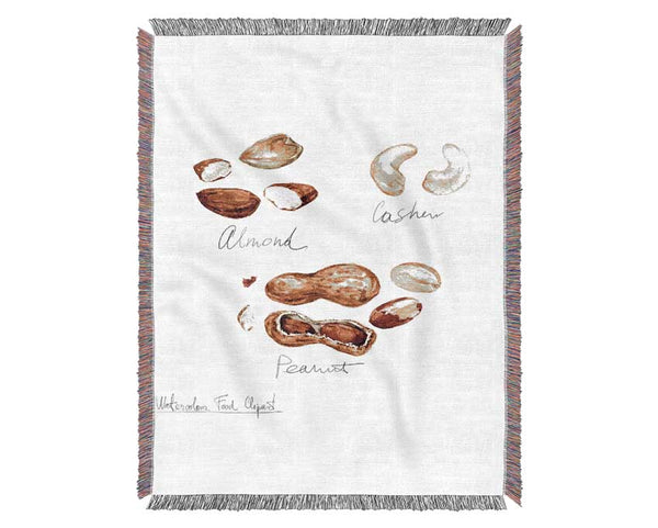 Nut Selection 3 Woven Blanket