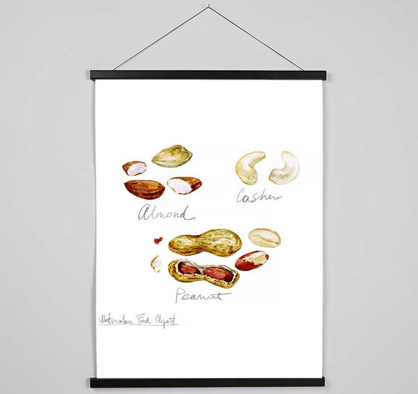 Nut Selection 3 Hanging Poster - Wallart-Direct UK