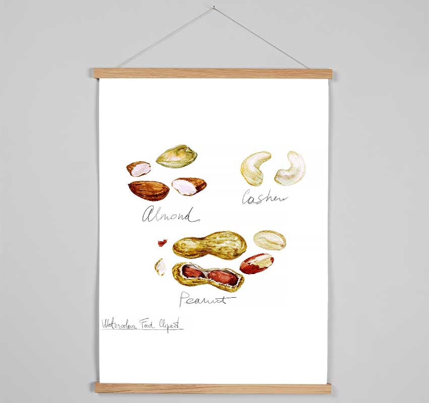 Nut Selection 3 Hanging Poster - Wallart-Direct UK