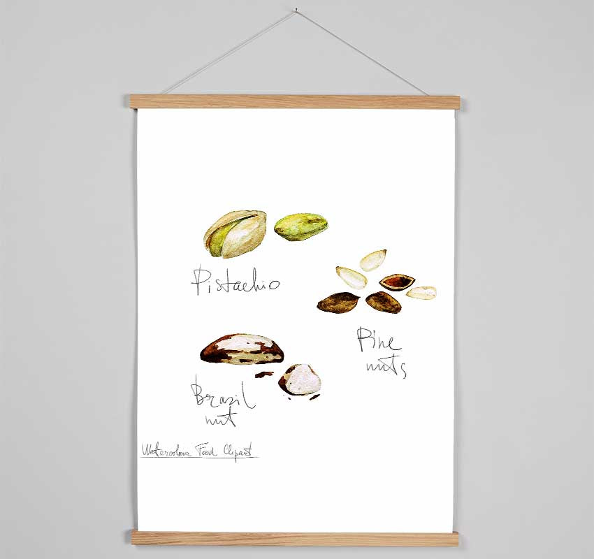 Nut Selection 2 Hanging Poster - Wallart-Direct UK