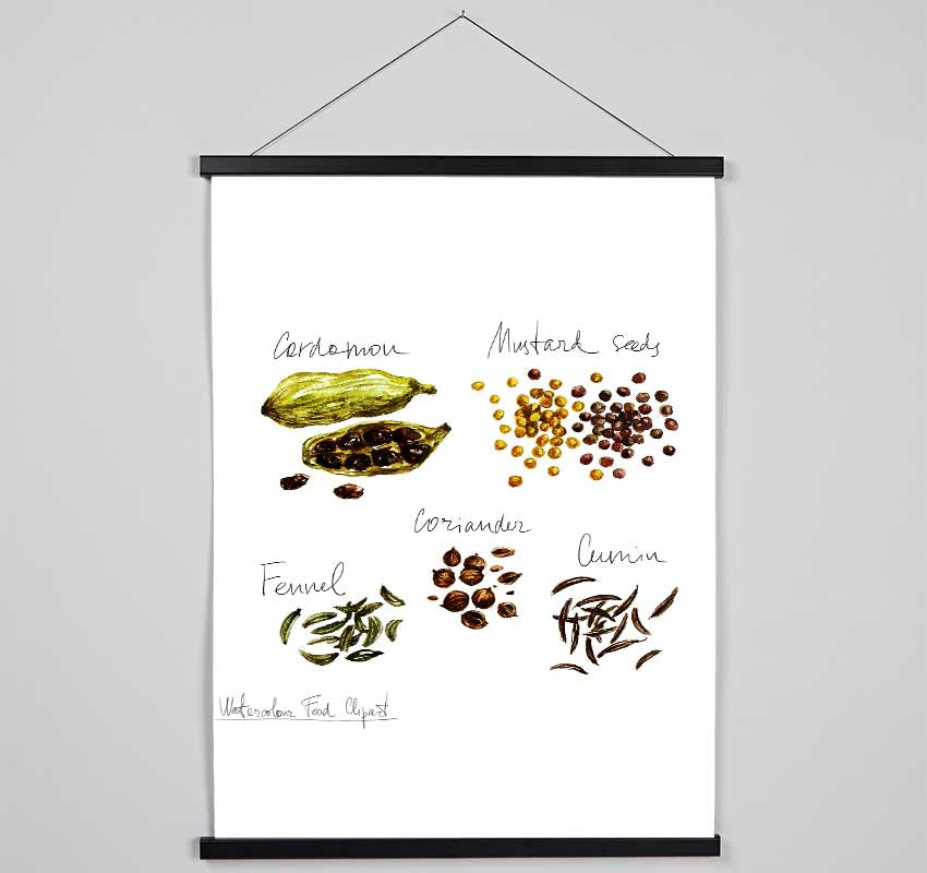 Spice Selection 1 Hanging Poster - Wallart-Direct UK