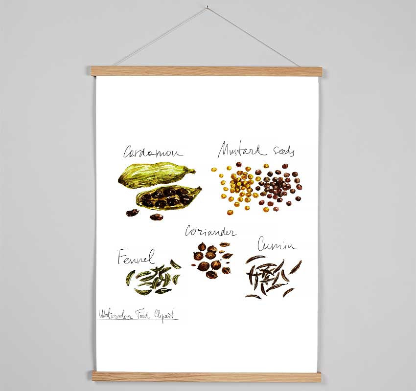 Spice Selection 1 Hanging Poster - Wallart-Direct UK