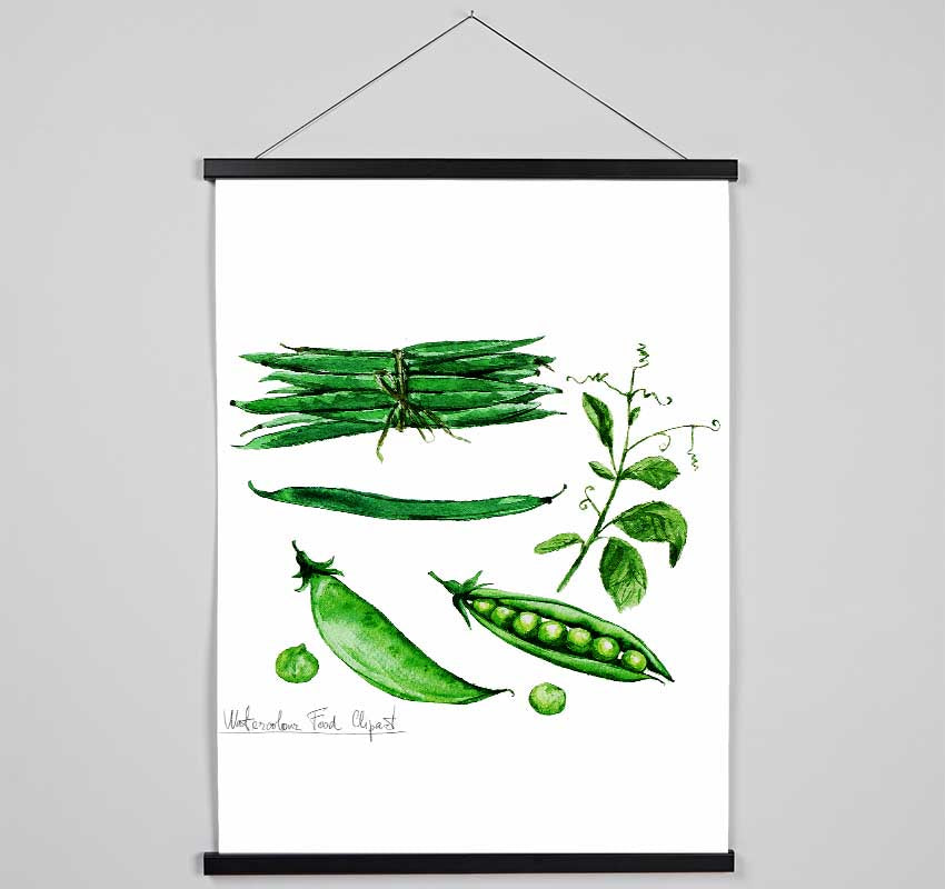 Peas In A Pod Hanging Poster - Wallart-Direct UK