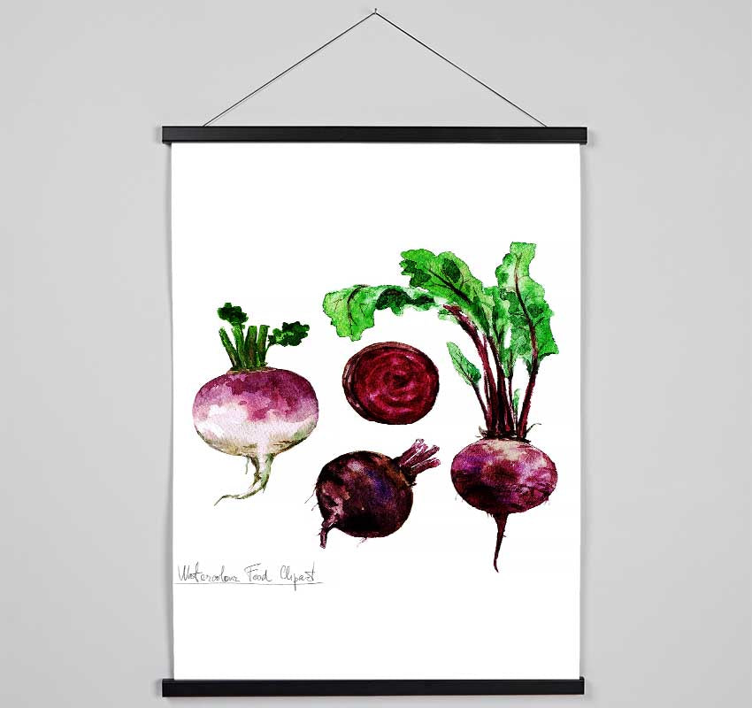 Beetroot Hanging Poster - Wallart-Direct UK