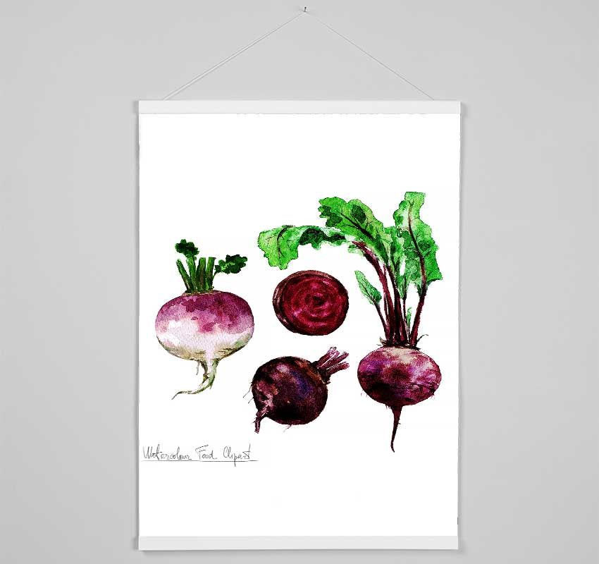 Beetroot Hanging Poster - Wallart-Direct UK