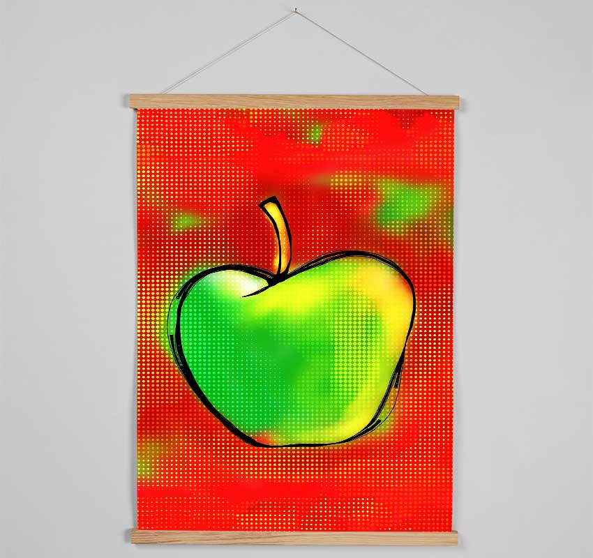 Green Apple Hanging Poster - Wallart-Direct UK