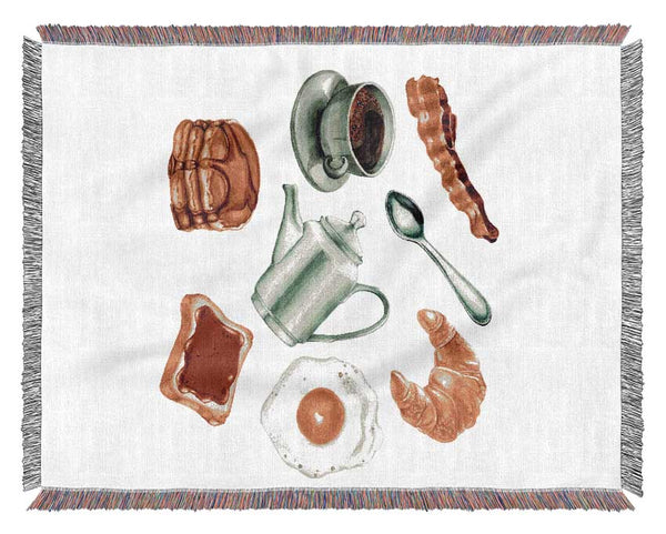 Breakfast Ready Woven Blanket