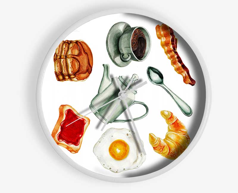 Breakfast Ready Clock - Wallart-Direct UK