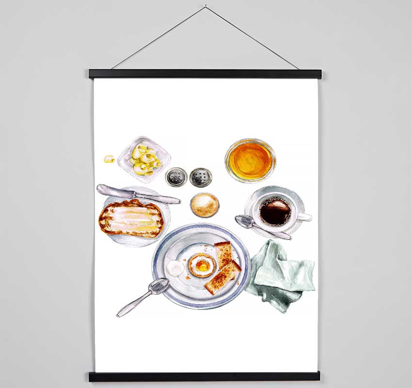 Breakfast Time Hanging Poster - Wallart-Direct UK