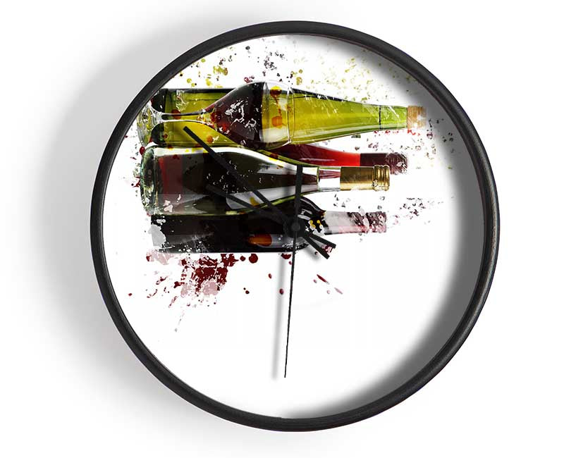 Wine Selection Clock - Wallart-Direct UK