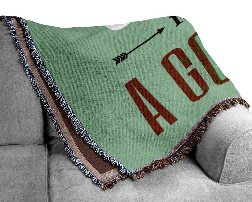 Coffee Always A Good Idea Woven Blanket