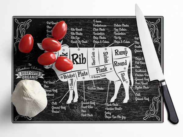 Butchers Selection 8 Glass Chopping Board