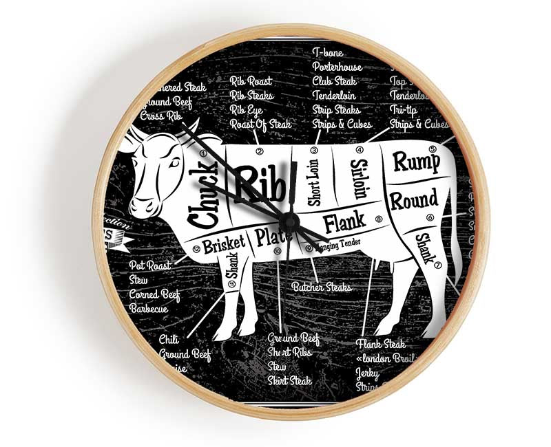 Butchers Selection 8 Clock - Wallart-Direct UK