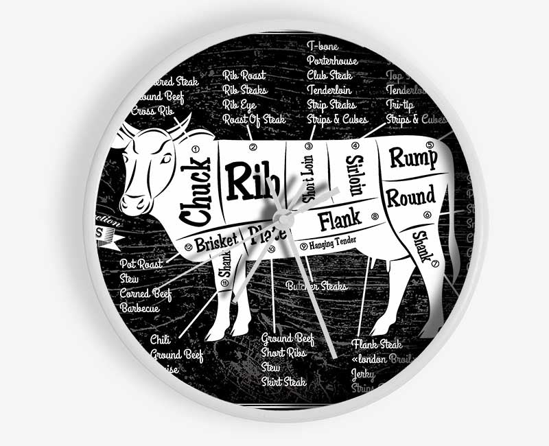 Butchers Selection 8 Clock - Wallart-Direct UK