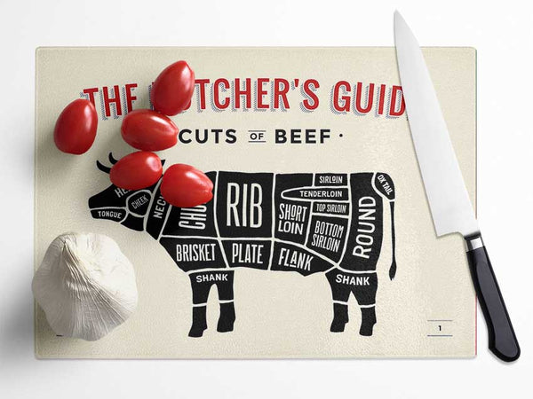 Butchers Selection 7 Glass Chopping Board