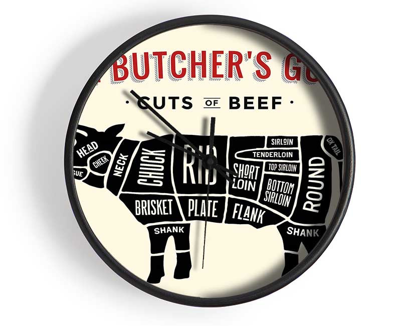 Butchers Selection 7 Clock - Wallart-Direct UK