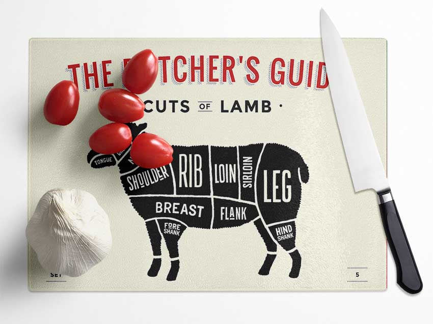 Butchers Selection 6 Glass Chopping Board