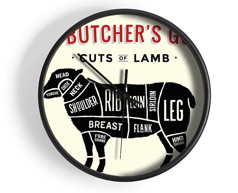 Butchers Selection 6 Clock - Wallart-Direct UK