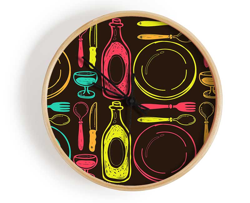 I Love Cooking 4 Clock - Wallart-Direct UK