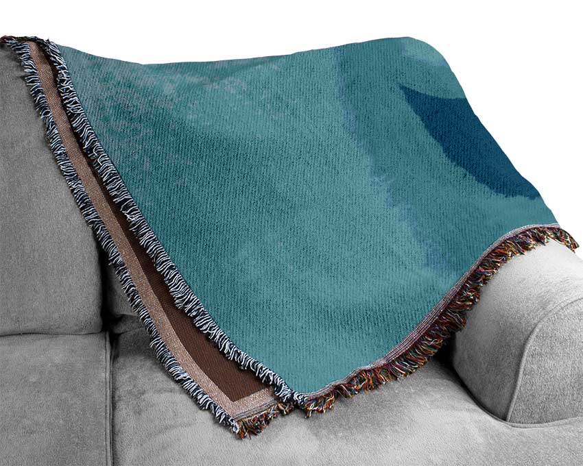 Blue Apple Woven Blanket