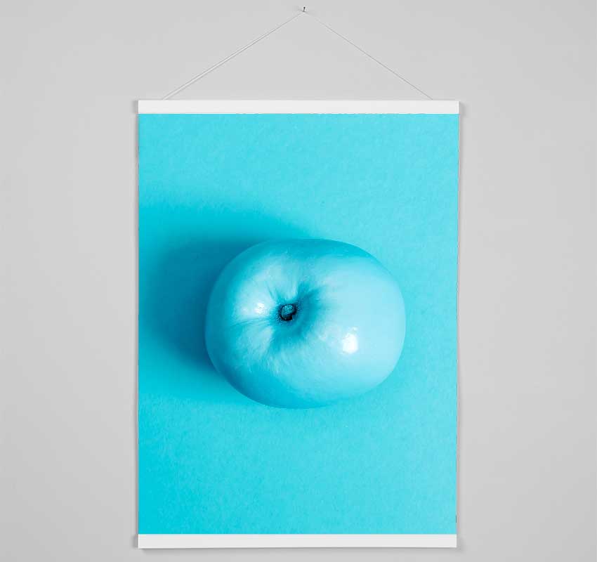 Blue Apple Hanging Poster - Wallart-Direct UK