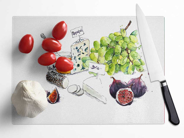 Perfect Cheeseboard Glass Chopping Board