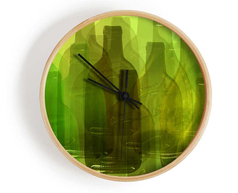 Just Wine Bottles Clock - Wallart-Direct UK