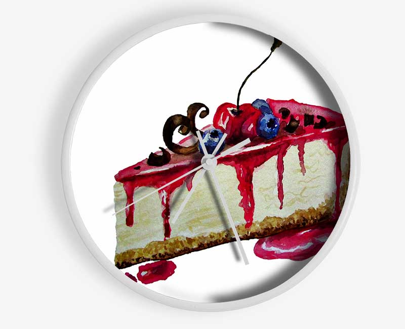 Cheesecake Delight Clock - Wallart-Direct UK