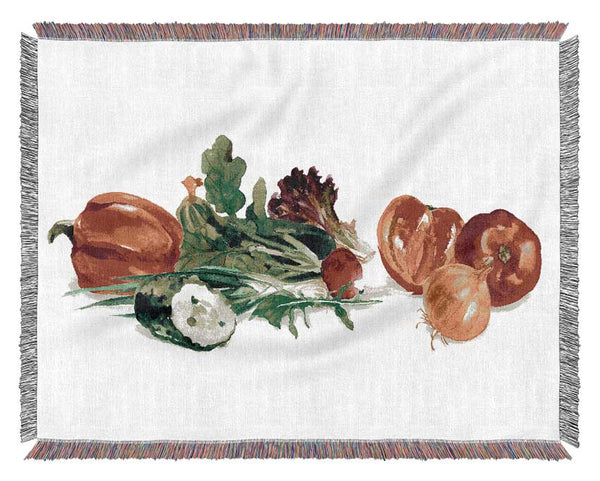 Salad Selection 1 Woven Blanket