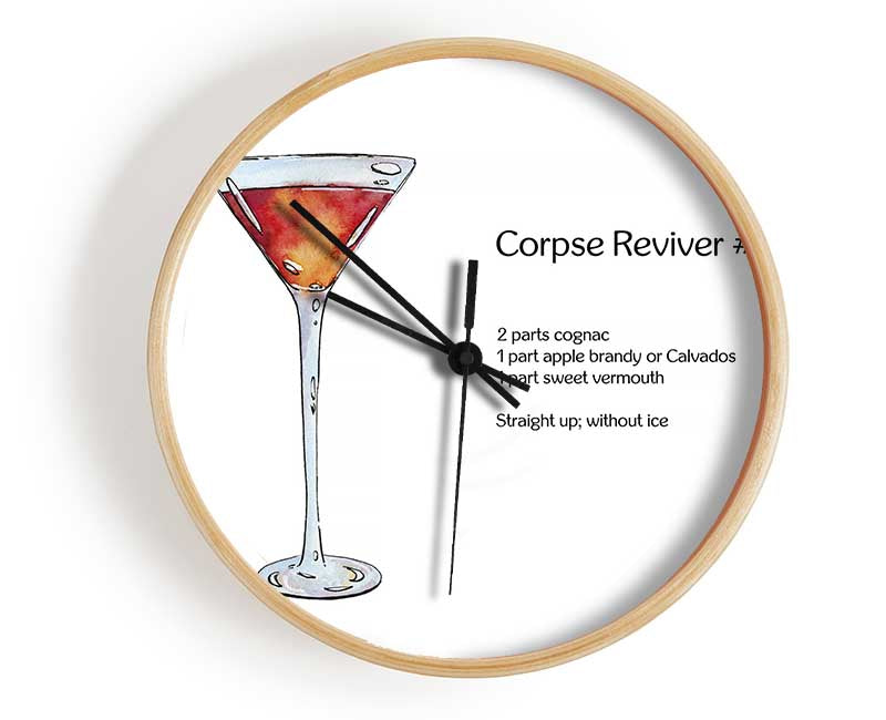 Corpse Reviver Cocktail Clock - Wallart-Direct UK