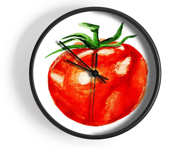 Single Tomato Clock - Wallart-Direct UK