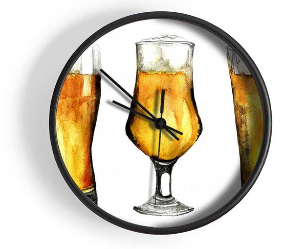 Beer Time 2 Clock - Wallart-Direct UK