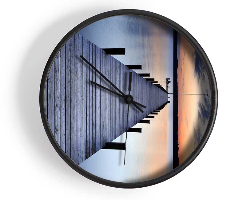 At The End Of The Pier Clock - Wallart-Direct UK