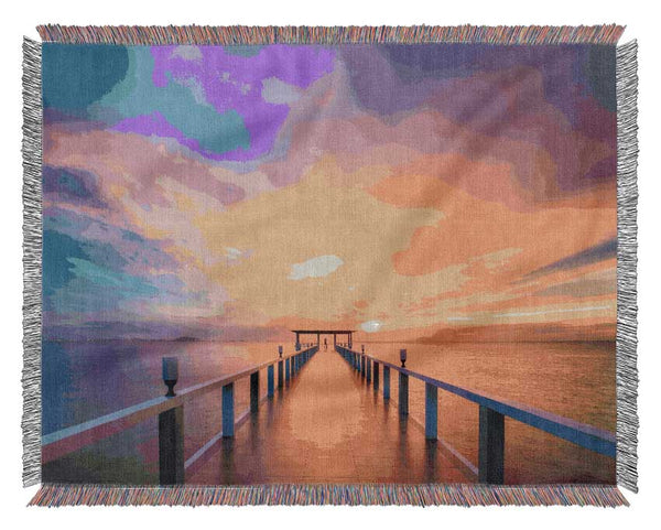 The Perfect Sunset Woven Blanket